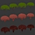 Green Bushes Vol. 193 Models 3D model small image 6