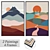 Art Prints Set with Frames 3D model small image 1