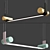 Modern Linear Pendant Light Fixture 3D model small image 3