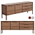 MODIS Interiors Oak Console 3D model small image 1