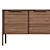 MODIS Interiors Oak Console 3D model small image 3
