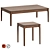 MODIS Interiors Lounge Coffee & Side Tables 3D model small image 1