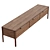 Modern Oak Media Console LOUNGE 3D model small image 2