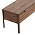Modern Oak Media Console LOUNGE 3D model small image 6
