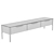 Modern Oak Media Console LOUNGE 3D model small image 7