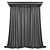 Elegant Curtain Panels Set 3D model small image 2