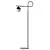 Modern Iron LED Floor Lamp 3D model small image 1