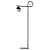 Modern Iron LED Floor Lamp 3D model small image 3