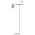 Modern Iron LED Floor Lamp 3D model small image 5