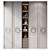 Custom Wardrobe Composition with Decor 3D model small image 3