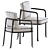 Modern Elegance Set: Borea Chair & Ellisse Table 3D model small image 4