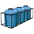 Portable Plastic Water Storage 3D model small image 2