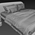 Saba Italia Wabi Bed - Design Excellence 3D model small image 4