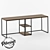 Tandem Loft Desk for Two 3D model small image 1