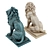 Regal Lion Sitting Sculpture 3D model small image 4