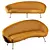 Exquisite Kare Design Bonita Sofa 3D model small image 1