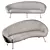 Exquisite Kare Design Bonita Sofa 3D model small image 2
