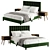 Velvet Joline Bed Set 3D model small image 2