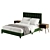 Velvet Joline Bed Set 3D model small image 4