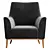 Contemporary Polo Plus Armchair in 3D 3D model small image 3