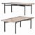 Orka Garden Coffee Table - 45x110x60 cm 3D model small image 1