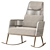Tron Throne Rocking Chair 3D model small image 1