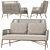 Royal Garden Throne Sofa 3D model small image 1