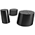 Contemporary Pisa Coffee Tables Set 3D model small image 4