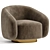 Brice Swivel Armchair - Variety 3D model small image 2
