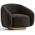 Brice Swivel Armchair - Variety 3D model small image 3