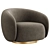 Elegant Brice Swivel Armchair EICHOLTZ 3D model small image 3