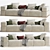 Modern Cordoba Sofa for Sale 3D model small image 1