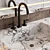 Modern Bathroom Furniture Set 29 3D model small image 3