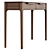 Modern Oak Console with Drawers 3D model small image 4