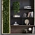 Metal Shelves with Plants & Books 3D model small image 4