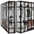 Modern 2016 Cristal Wardrobe Ensemble 3D model small image 2