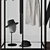 Modern 2016 Cristal Wardrobe Ensemble 3D model small image 3