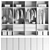 Modern 2016 Cristal Wardrobe Ensemble 3D model small image 7