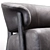 Sophisticated BACK WING Designer Chair 3D model small image 6