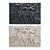 Greek Horse Relief Wall Decor 3D model small image 1