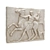 Greek Horse Relief Wall Decor 3D model small image 4