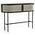 Modern Embrace Black Console Table 3D model small image 1