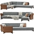 Modular Sofa Collection by Ceppi 3D model small image 2