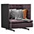 Modern GranTorino Upholstered Sofa 3D model small image 1