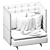 Modern GranTorino Upholstered Sofa 3D model small image 6