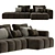 Modern Shamara Sofa - 2015 3D model small image 4