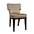 Elegant Philippe Hurel Chair Niels 3D model small image 1