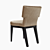 Elegant Philippe Hurel Chair Niels 3D model small image 2