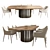 Modern Dorian Table For Stylish Dining 3D model small image 5