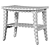 Rectangular Stool Preston - Walnut 3D model small image 3